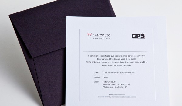 Convite Banco JBS Convite Banco JBS